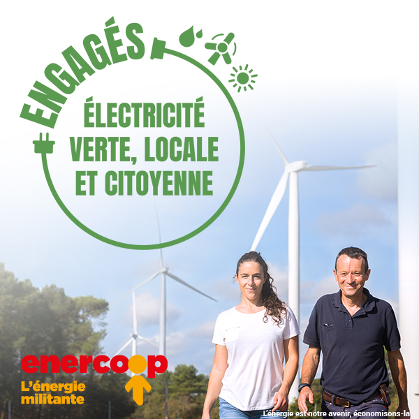 Votre magasin Biocoop s'engage auprès d'Enercoop Votre magasin Biocoop s'engage auprès d'Enercoop