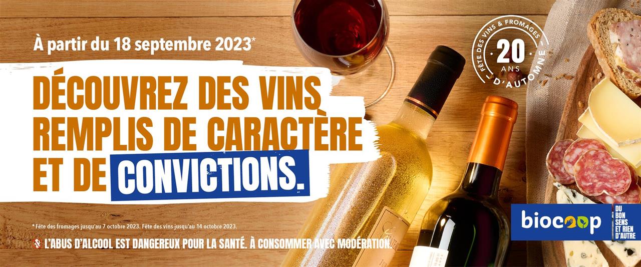 Fête des vins d'automne 2023 !