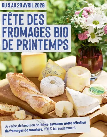 Fête des fromages Bio de PRINTEMPS 2026 🧀