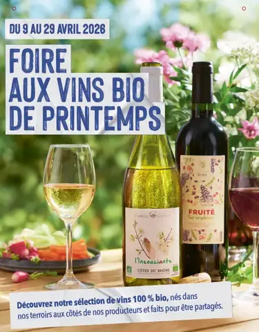 Foire aux vins bio de printemps🍷