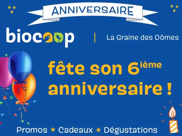 Anniversaire du magasin : 6 ans !