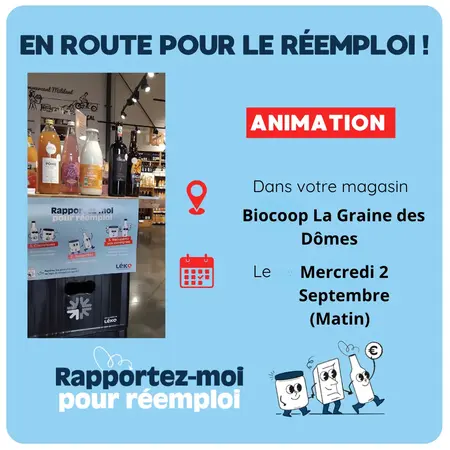 Animation PAMPA CONSIGNE - Réemploi contenants en verre