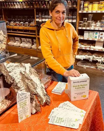 Animation Sève de Bouleau avec Séverine Canauos