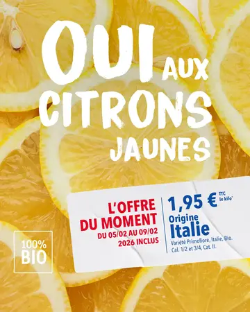 📣 Offre spéciale de saison avec nos Citrons ! 🍋