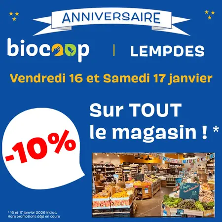 😀 -10% sur TOUT le Magasin 🎊