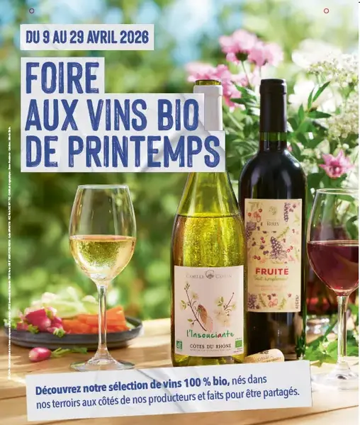 Foire aux vins bio de PRINTEMPS 🍷