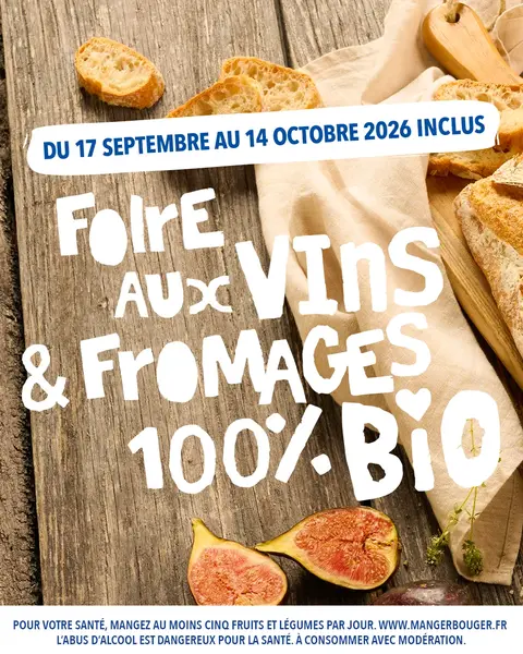 Foire aux vins bio Automne 2026🍷 Foire aux vins bio Automne 2026🍷